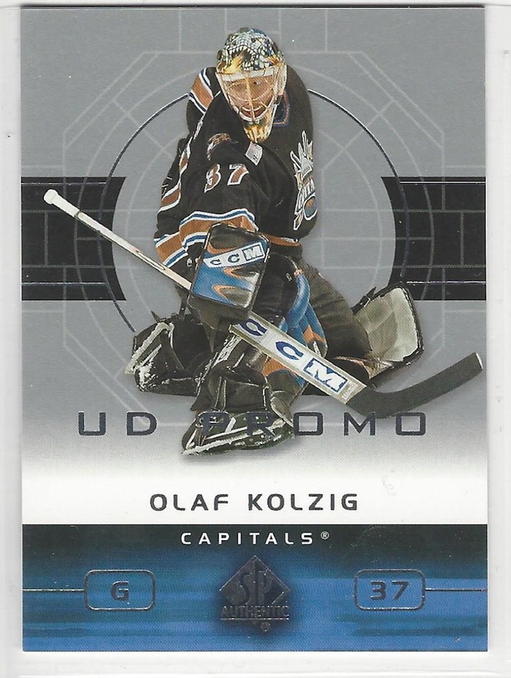 2002-03 SP Authentic UD Promos #89 Olaf Kolzig (12-X138-CAPITALS)