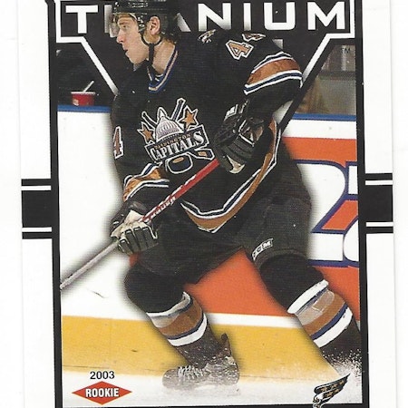 2002-03 Titanium Retail #140 Steve Eminger RC (10-X92-CAPITALS)