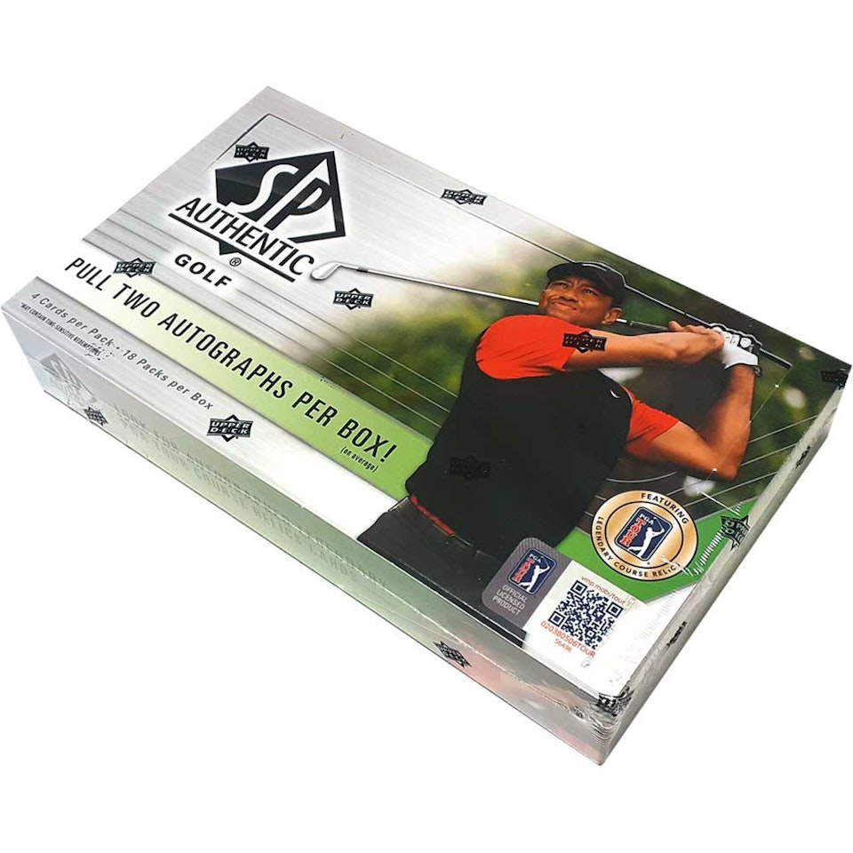 2021 Upper Deck SP Authentic Golf (Hobby Box)