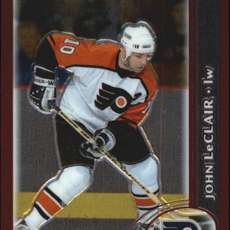 2002-03 Topps Chrome #7 John LeClair (10-X27-FLYERS)