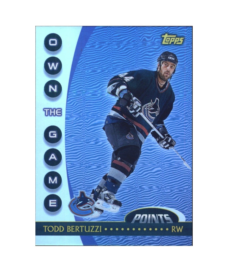 2002-03 Topps Own The Game #OTG3 Todd Bertuzzi (10-X161-CANUCKS)