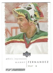2002-03 UD Artistic Impressions #45 Manny Fernandez (10-X132-NHLWILD)