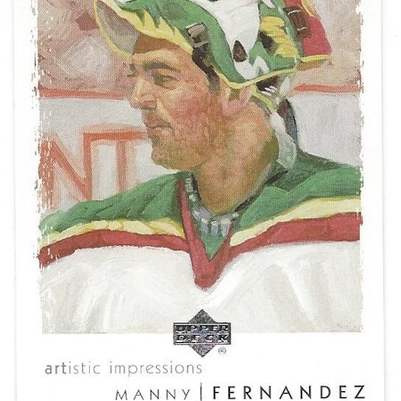 2002-03 UD Artistic Impressions #45 Manny Fernandez (10-X132-NHLWILD)