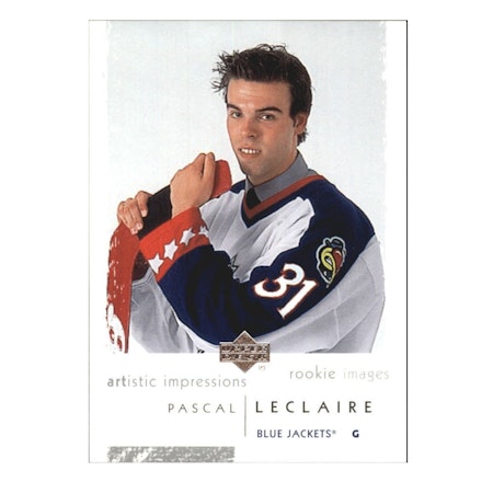 2002-03 UD Artistic Impressions #96 Pascal LeClaire RC (10-X214-BLUEJACKETS)