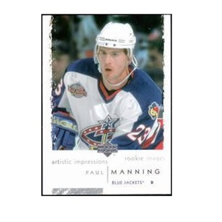 2002-03 UD Artistic Impressions #135 Paul Manning RC (10-X213-BLUEJACKETS)