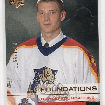 2002-03 Upper Deck Foundations #153 Jay Bouwmeester NF RC (15-X293-NHLPANTHERS)