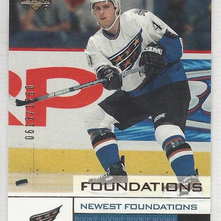 2002-03 Upper Deck Foundations #163 Steve Eminger NF RC (15-X138-CAPITALS)