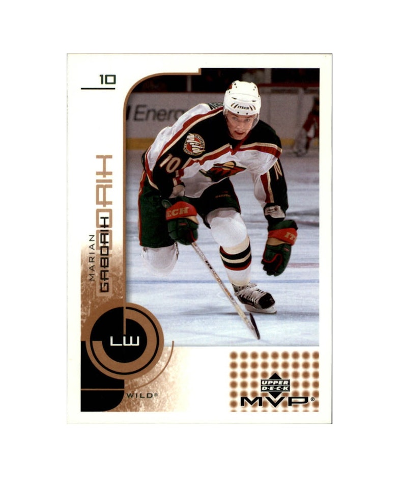 2002-03 Upper Deck MVP #89 Marian Gaborik (5-X212-NHLWILD)