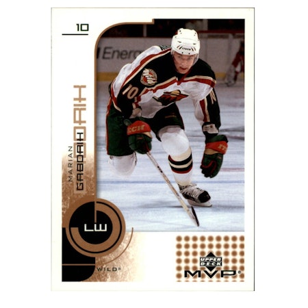 2002-03 Upper Deck MVP #89 Marian Gaborik (5-X212-NHLWILD)