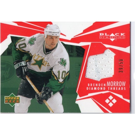 2003-04 Black Diamond Threads Red #DTBM Brenden Morrow (100-X131-NHLSTARS)