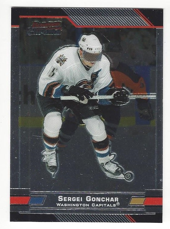 2003-04 Bowman Chrome #54 Sergei Gonchar (10-X78-CAPITALS)