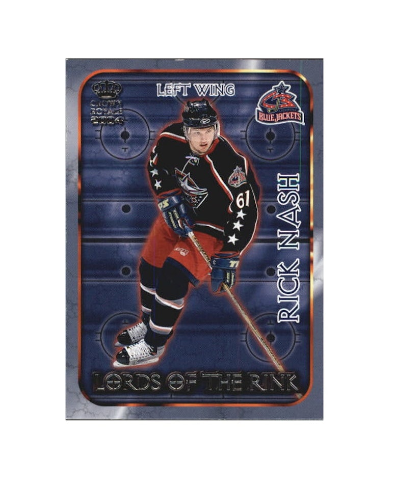 2003-04 Crown Royale Lords of the Rink #9 Rick Nash (10-X162-BLUEJACKETS)