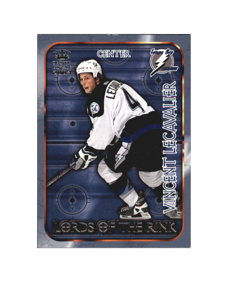 2003-04 Crown Royale Lords of the Rink #20 Vincent Lecavalier (10-X162-LIGHTNING)