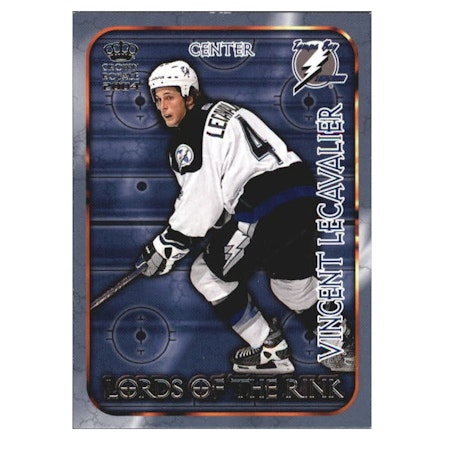 2003-04 Crown Royale Lords of the Rink #20 Vincent Lecavalier (10-X162-LIGHTNING)
