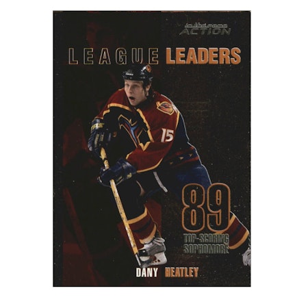 2003-04 ITG Action League Leaders #L10 Dany Heatley (10-X162-THRASHERS)