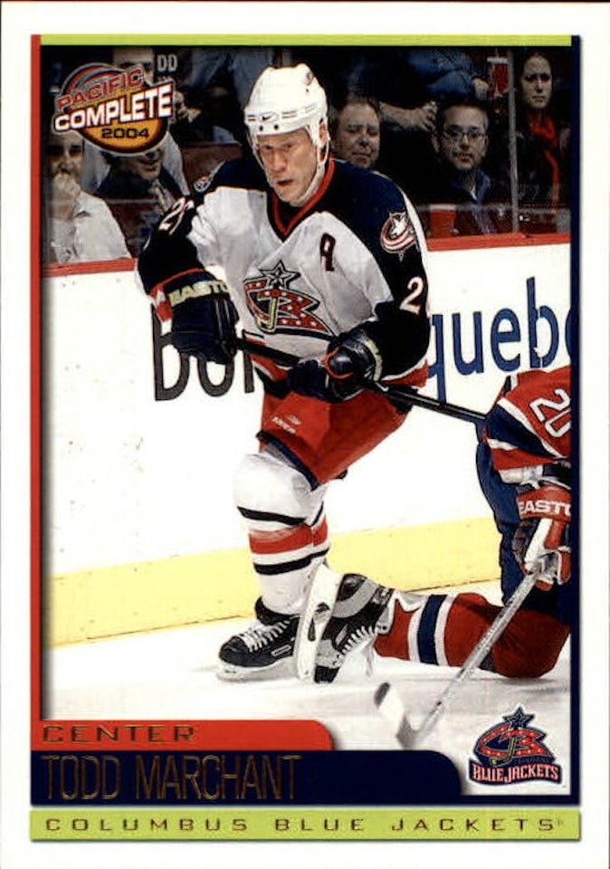 2003-04 Pacific Complete #211 Todd Marchant (5-X65-BLUEJACKETS)