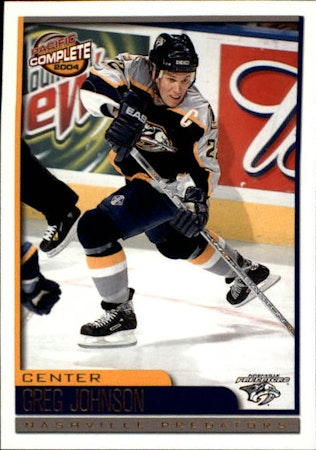 2003-04 Pacific Complete #280 Greg Johnson (5-X56-PREDATORS)