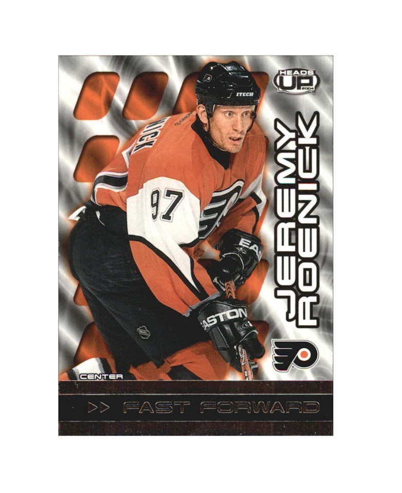 2003-04 Pacific Heads Up Fast Forwards #7 Jeremy Roenick (10-179x3-FLYERS)