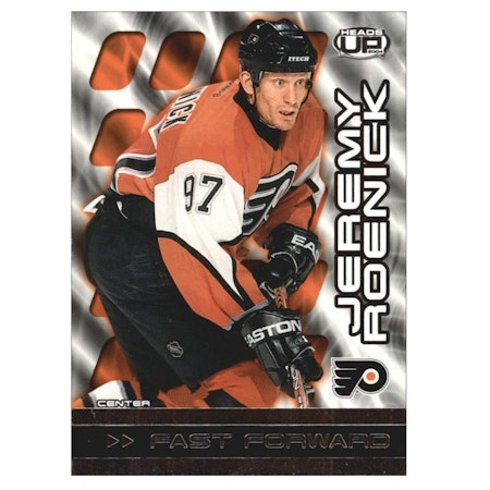 2003-04 Pacific Heads Up Fast Forwards #7 Jeremy Roenick (10-179x3-FLYERS)