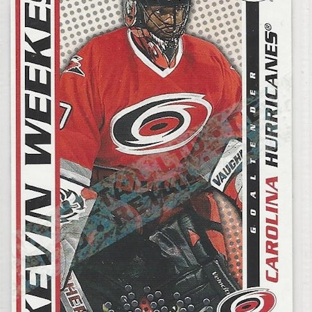 2003-04 Pacific Heads Up Retail LTD #19 Kevin Weekes (10-289x1-HURRICANES)