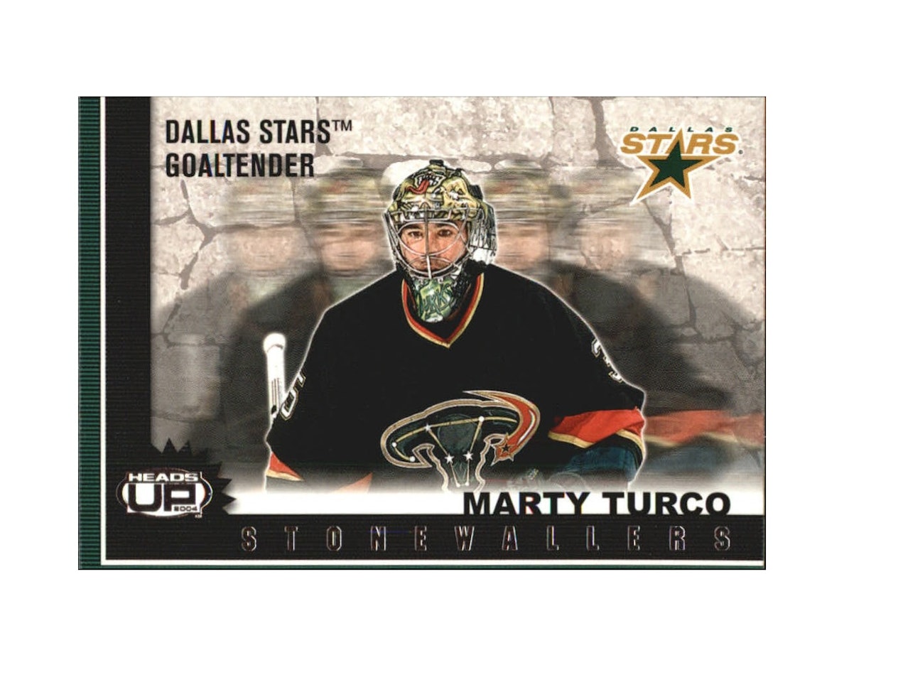 2003-04 Pacific Heads Up Stonewallers #4 Marty Turco (10-X66-NHLSTARS)