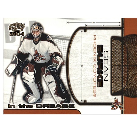 2003-04 Pacific In the Crease #10 Sean Burke (10-X162-COYOTES)