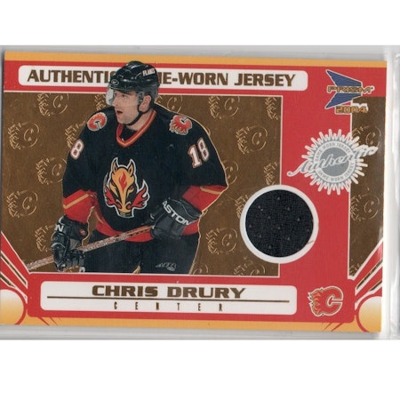 2003-04 Pacific Prism #106 Chris Drury JSY (30-X115-FLAMES)