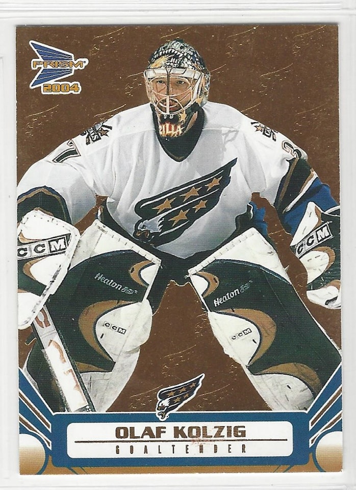 2003-04 Pacific Prism Gold #100 Olaf Kolzig (12-X139-CAPITALS)