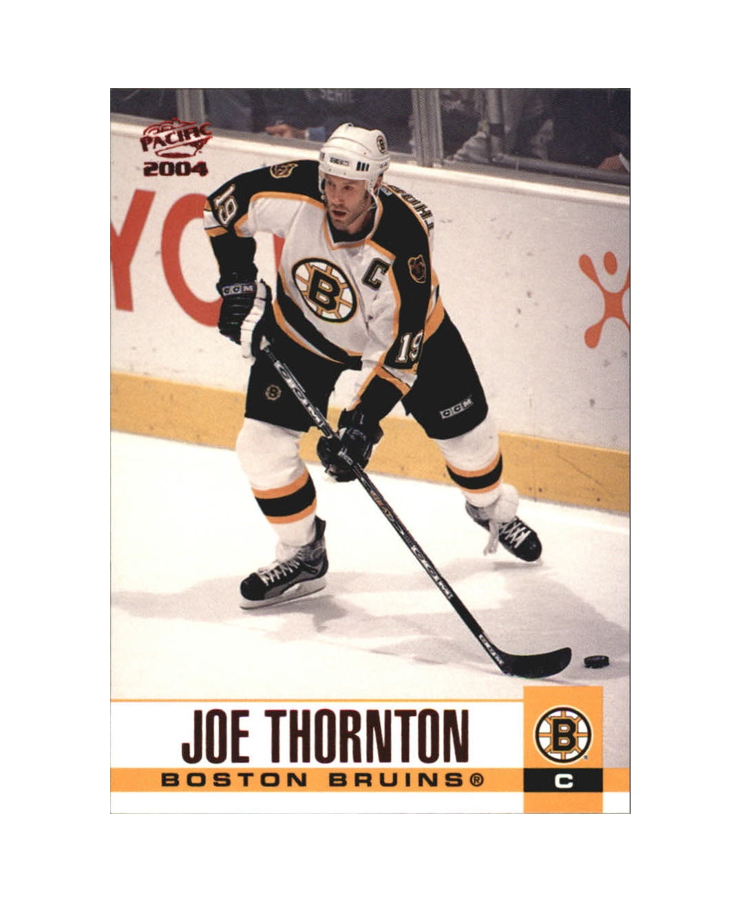 2003-04 Pacific Red #34 Joe Thornton (12-X189-BRUINS)