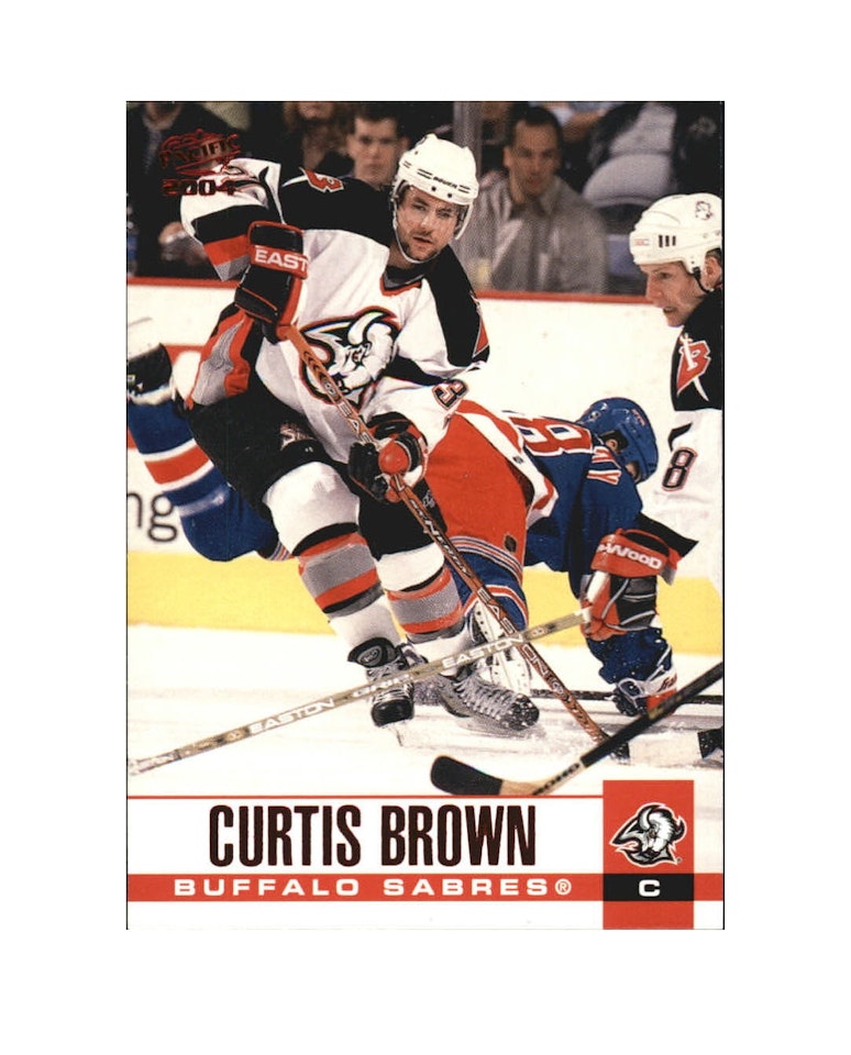 2003-04 Pacific Red #38 Curtis Brown (10-X185-SABRES)