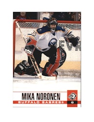 2003-04 Pacific Red #43 Mika Noronen (10-X189-SABRES)