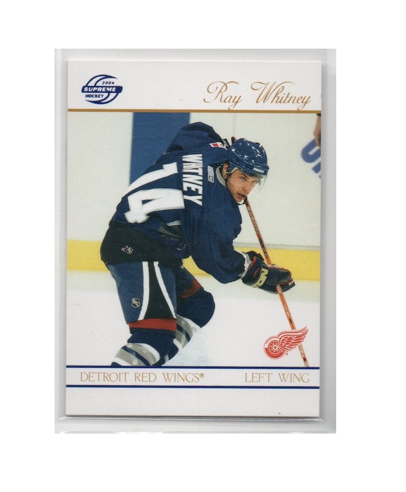 2003-04 Pacific Supreme Blue #34 Ray Whitney (10-X211-RED WINGS)