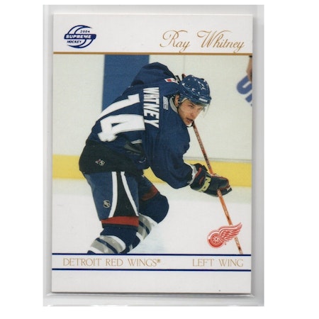 2003-04 Pacific Supreme Blue #34 Ray Whitney (10-X211-RED WINGS)