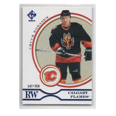 2003-04 Private Stock Reserve Blue #16 Chuck Kobasew (12-X202-FLAMES)