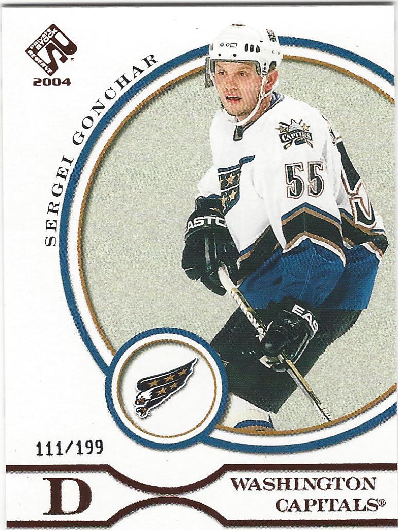 2003-04 Private Stock Reserve Red #99 Sergei Gonchar (15-X37-CAPITALS)