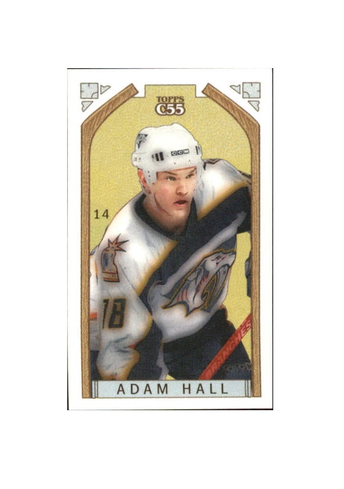 2003-04 Topps C55 Minis Stanley Cup Back #14 Adam Hall (10-X165-PREDATORS)