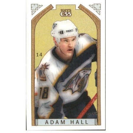 2003-04 Topps C55 Minis Stanley Cup Back #14 Adam Hall (10-X165-PREDATORS)