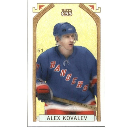 2003-04 Topps C55 Minis Stanley Cup Back #51 Alex Kovalev (12-X165-RANGERS)