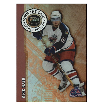 2003-04 Topps Own the Game #OTG8 Rick Nash (10-X257-BLUEJACKETS)