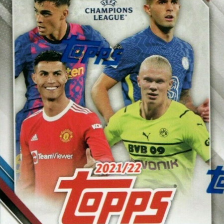 2021-22 Topps UEFA Champions League Collection Soccer (7-Pack Blaster Box)