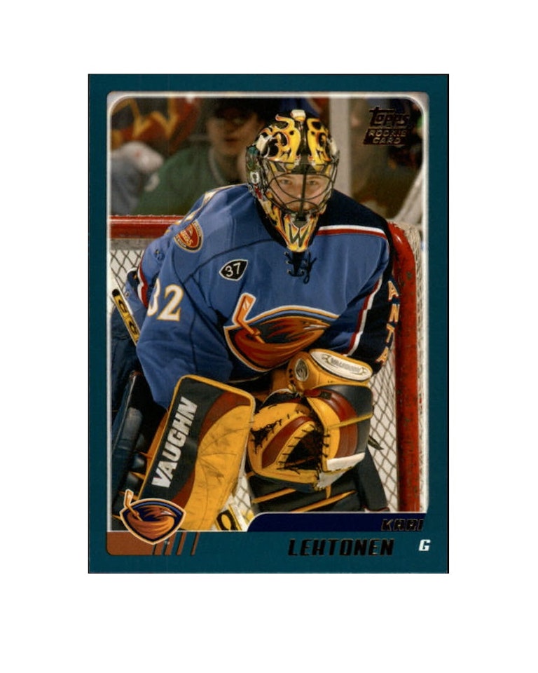 2003-04 Topps Traded #TT85 Kari Lehtonen RC (12-X218-THRASHERS) (3)