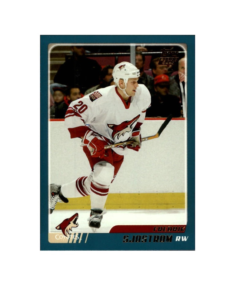 2003-04 Topps Traded #TT135 Fredrik Sjostrom RC (10-X218-COYOTES)