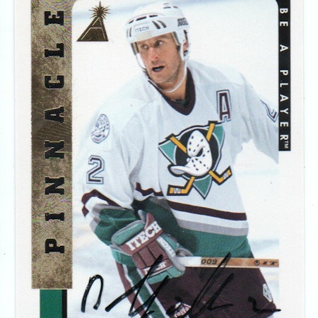 1996-97 Be A Player Autographs #96 Bobby Dollas (20-X306-DUCKS)