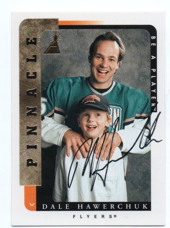1996-97 Be A Player Autographs #203 Dale Hawerchuk (60-X306-FLYERS)