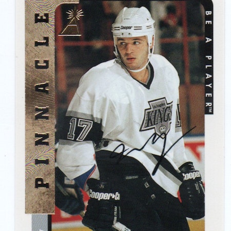 1996-97 Be A Player Autographs #215 Matt Johnson (20-X306-NHLKINGS)