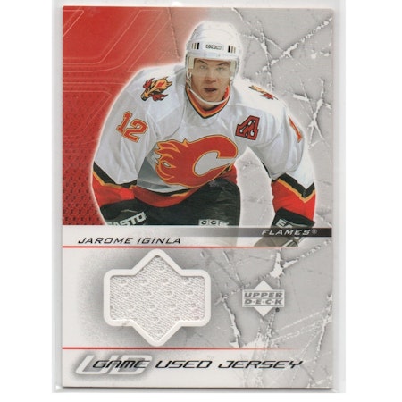 2003-04 Upper Deck Jerseys #GJJI Jarome Iginla Ser. 1 (50-X146-GAMEUSED-FLAMES)