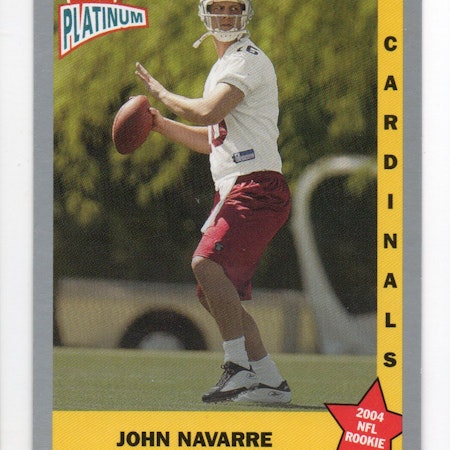 2004 Fleer Platinum Finish #171 John Navarre (15-X300-NFLCARDINALS)