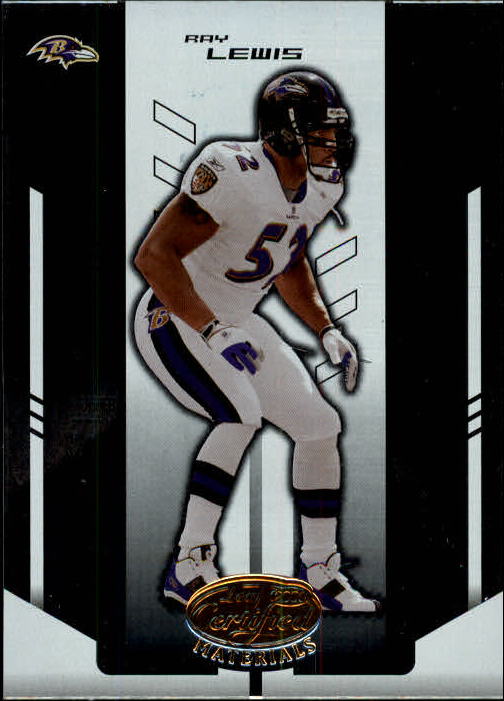 2004 Leaf Certified Materials #11 Ray Lewis (10-X297-NFLRAVENS)