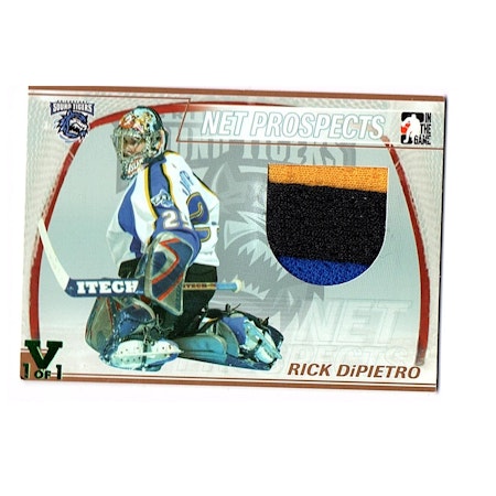 2004-05 ITG Heroes and Prospects Net Prospects Gold #4 Rick DiPietro (80-X20-OTHERS)