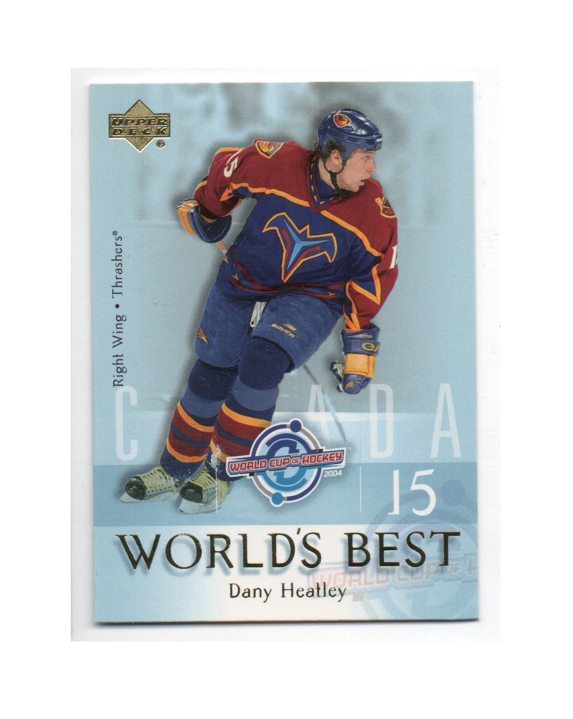 2004-05 Upper Deck World's Best #WB7 Dany Heatley (10-X195-THRASHERS)